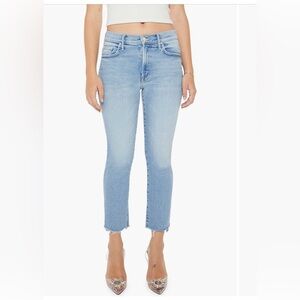 MOTHER Size 33 The Insider Crop Step Fray Jean Limited Edition Wash | NWOT